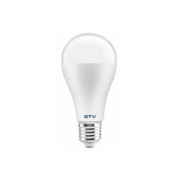 GTV LD-PC4A65-20W LED izzó, A65, 3000K, E27, 20W, 2400lm, AC180-250V/ 50-60Hz, RA>80, 200°, 164mA