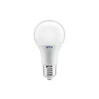 GTV LD-PZ3A60-10W LED izzó, A-G, A60, SMD 2835, 6400K, E27, 9,5W, AC180-250V, 220°, 900lm, 83mA