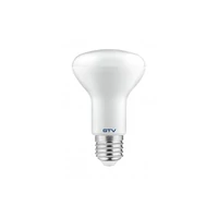 GTV LD-R6380W-40 LED fényforrás, R63, 8W, 680lm, 4000K, E27, AC175-250V, 50-60Hz, RA>80, PF>0,5, 120°, 70mA