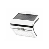 GTV LD-RAMOS50W-CW-00 RAMOS napelemes homlokzati lámpatest mozgás/szürkületérzékelővel, 50W, 300lm, 3,7V 1800mAh, IP44, 6000K, fehér