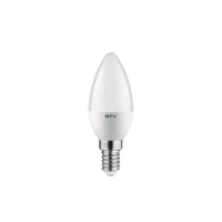 GTV LD-SMGC30B-60 LED IZZÓ, C30, SMD 2835, MELEG FEHÉR, E14, 6W, AC220-240V, 160°-os fényszög, 470 lm, 52 mA