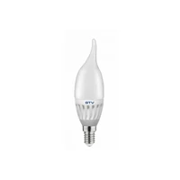 GTV LD-SMNC37L-10 LED FÉNYFORRÁS, KERÁMIA, A-G, C37L, 4000K, E14, 10,0W, AC180-250V, 160°, 1000lm, 80mA