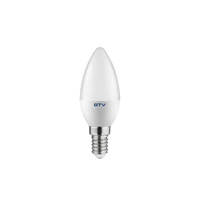 GTV LD-SMNGC30B-30 LED izzó, C30, SMD 2835, 4000K, E14, 3W, AC220-240V, sugárzási szög 160°, 200 lm, 33 mA
