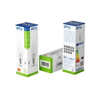 GTV LD-SMNGC30L-30 LED izzó 3,0W, A-G, C30L, 4000K, E14, AC220-240V, sugárzási szög 160°, 260lm, 33mA