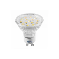 GTV LD-SZ1510-64 LED izzó, SMD 2835, hideg fehér, GU10, 4W, 230V, 120°-os fényszög, 340 lm, 43 mA
