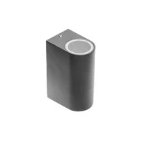 GTV LD-TIAGOGU10D-20 Fali lámpatest kétirányú, TIAGO, GU10, MAX. 2x35W, IP54, AC220-240V, 50/60Hz, fekete