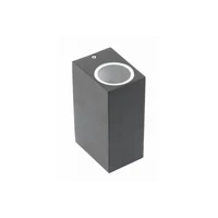 GTV LD-TIAGOGU10D-20KW Homlokzati lámpatest kétirányú,TIAGO KW,GU10,MAX.2x35W,IP54,AC220-240V,50/60Hz,fekete