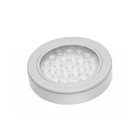 GTV LD-VA24ZB-53 EZÜST süllyesztett LED lámpatest Vasco távolsággal, 12V DC, 1.7W,24 SMD3528, hideg fehér, 200cm kábel