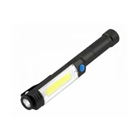 GTV LT-LB6WT2-60 LED zseblámpa 6W, 3 üzemmód (fő, kiegészítő, piros figyelmeztetés), 3xAA1,5V, 400lm, 6400K, IP44, fekete, mágnes