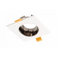 GTV OP-ARIKW-22 Mennyezeti spotlámpa ARIES IP20, négyzet alakú, fehér/fekete-króm