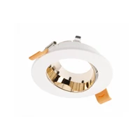 GTV OP-ARIOK-13 Mennyezeti spotlámpa ARIES, IP20, φ 90*30mm, kerek, fehér/arany