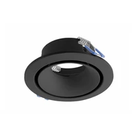 GTV OP-CANOKC-00 Spot mennyezeti lámpatest CANNA, IP20, kerek, fekete