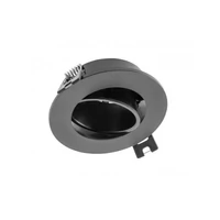 GTV OP-LINTOK-00 Mennyezeti spot lámpatest LINTO, IP20, kerek, Ø90x29mm, fekete