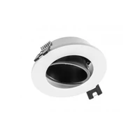 GTV OP-LINTOK-52 Mennyezeti spot lámpatest LINTO, IP20, kerek, Ø90x29mm, fehér/fekete