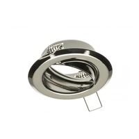 GTV OP-PADRK1-21 Mennyezeti spotlámpa PARMA II, IP20, kerek, fekete króm, szögállítással