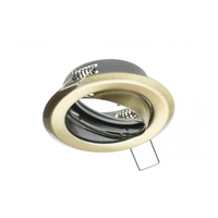 GTV OP-PADRK3-61 Mennyezeti spotlámpa PARMA III, IP20, kerek, régi arany, állítható szögben