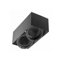 GTV OP-PIREN2-20 PIREO N lámpatest felületre szerelt, DUPLAS, IP20, fekete/fekete