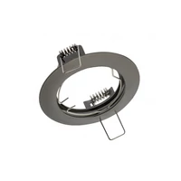 GTV OP-PROD3-21 PORTO mennyezeti spot lámpatest, IP20, kerek, fekete króm, TYPE 5514