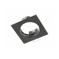 GTV OP-PROD4-00 PORTO mennyezeti spotlámpa, IP20, négyzet alakú, fekete, DS10 TÍPUS