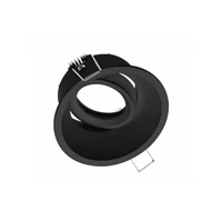 GTV OP-SALOK-00 SALTO süllyesztett mennyezeti lámpatest, IP20, kerek, fekete