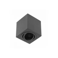 GTV OS-AV8085KW1-00 Mennyezeti lámpatest AVEIRO, alumínium, 80x80x85mm, IP20, max 20W, négyzet, fekete