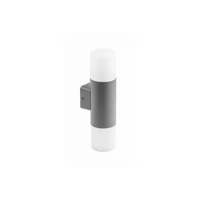 GTV OS-CORDUA-30 Kerti lámpatest CORTA-AUD,2xE27,2xMAX.25W,IP44,AC220-240V,50-60Hz,fali lámpa egyenesen fel és le,antracit