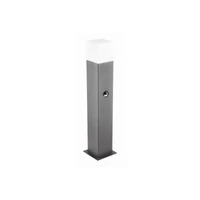 GTV OS-LARGP40P-30 Kerti lámpatest LARGO-P PIR 50, E27, MAX.15W, IP44, AC220-240V, 50-60Hz, oszlopos, grafit