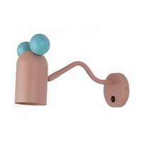 GTV OS-MOUSW-20-DEC MOUSE fali lámpatest kapcsolóval, 1953, max250V, 50/60Hz, 1*E27, max.25 W, IP20, átm.8 cm, rózsaszín