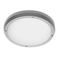 GTV OS-PSL02E27-80 Mennyezeti szerelvény EZÜST, max. 2x20W, E27, AC220-240V, 50/60Hz, sugárzási szög 360°, IP65, tejszerű diffúzor, szürke