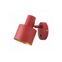 GTV OS-SELVIIW-20-DEC SELVIA II fali lámpatest bekapcsolva, 6096, max250V, 50/60Hz, 1*E14, max.25 W, IP20, átm.10 cm, piros