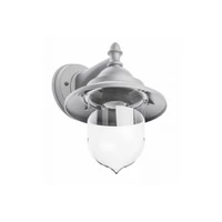 GTV OS-TOS0DA-80 Kerti lámpatest TOSKANA-AD, E27, MAX.60W, IP54, AC220-240V, 50-60Hz, egyszerű fali lámpa, szürke