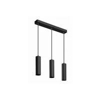 GTV OS-TRESD320W-00 Függesztett lámpatest TRESOS II, 3xGU10, alumínium, IP20, max. 3x20W, fekete