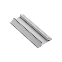 GTV PA-GLAXNBDW3M19-AL Alumínium profil LED válaszfal, szegecses (szegélykitöltésekhez) GLAX ezüst LEMEZ 19mm 3