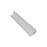 GTV PA-GLAXNKKT-AL led szögletes alumínium profil - alkalmazott GLAX ezüst L=2 m