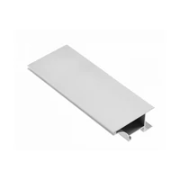 GTV PA-GLAXWN16-AL Led koszorús alumínium profil - GLAX ezüst LEMEZ 16mm L=2m