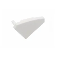 GTV PA-ZASGLAXNKKT-10 Zárósapka GLAX profilhoz szögletes - balra és jobbra fehér (10 db buborékfóliában).