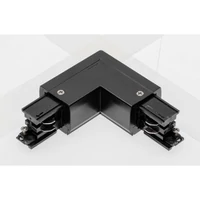 GTV XAE-LKLPWC-10 L csatlakozó 90° 3-áramkörű X-RAIL-hez, 101x101mm, belső, fekete