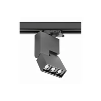 GTV XLD-SRA08WC-NB LED sínpálya lámpatest SIERRA,8W,720lm,AC220-240V,50/60Hz,PF>0,5,Ra≥80,IP20,IK08,4000K,48°,fekete