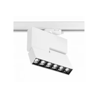 GTV XLD-SRA18WB-NB LED sínpálya lámpatest SIERRA,18W,1620lm,AC220-240V,50/60 Hz,PF>0,9,Ra≥80,IP20,IK08,4000K,48°,fehér