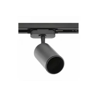 GTV XLT-1F29349-10 Lámpatest 1 fázisú gyűjtősínhez, RICO, GU10, max.20W, AC220-240V, 50/60Hz, IP20, kerek, fekete