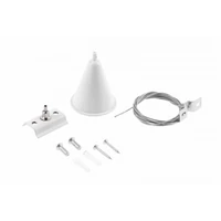 GTV XLT-1FAC78-00 1 fázisú, 2 soros sínes függesztőkészlet, fehér