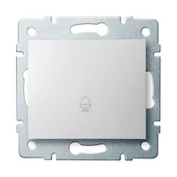 KANLUX 25071 LOGI 02-1030-102 feh, Csengő nyomókapcsoló