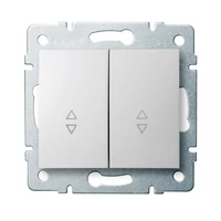 KANLUX 25073 LOGI 02-1060-102 feh, Dupla alternatív kapcsoló
