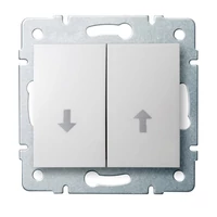 KANLUX 25077 LOGI 02-1100-102 feh, Redőny kapcsoló