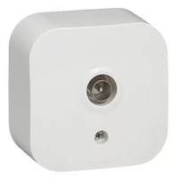 Legrand 782415 FORIX falon kívüli TV antenna- csatlakozóaljzat, végzáró  fehér