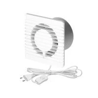VIRONE BF-125/PS Fürdőszobai ventilátor 125 mm - vezetékes kapcsolóval
