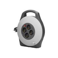 VIRONE CR-2(GS)/G Orsós hosszabbító kábel, 4 aljzat 2P+Z (Schuko), PVC H05VV-F 3x1mm2 vezeték, 10m