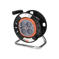 VIRONE CR-3 Üres kábeldob IP20 4x2P+F 16A 230V, H05RR-F 3x1,5mm², 25m