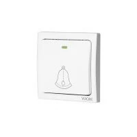 VIRONE DB-3PD Vezeték nélküli és elemmentes gomb a WAYO AC kapucsengő bővítéséhez