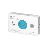 VIRONE DC-10 Elemmel működő szén-monoxid-érzékelő, 2xAA, érzékelő élettartama 10 év